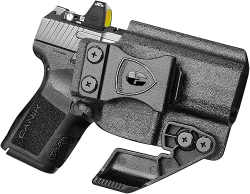 WARRIORLAND IWB Funda Kydex, diseñada exclusiva y exclusivamente para pistola Canik Mete MC9  MC9L solamente, con corte de garra y óptica, funda de