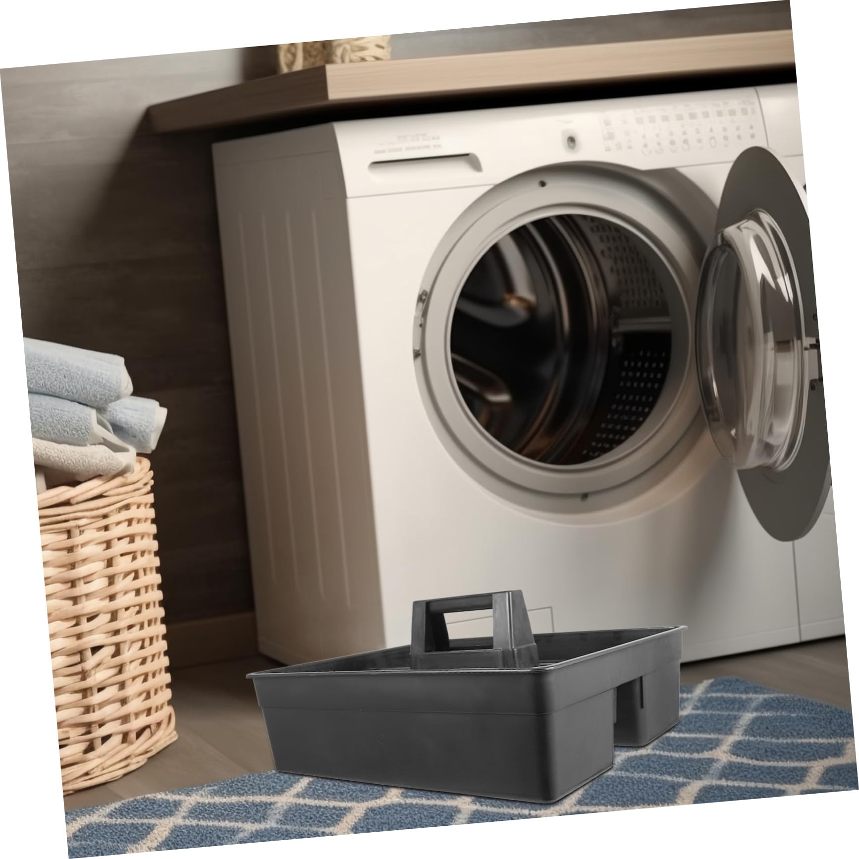 Reinigungskorb mit Griff Kunststoff für Hotelreinigung und Zimmer