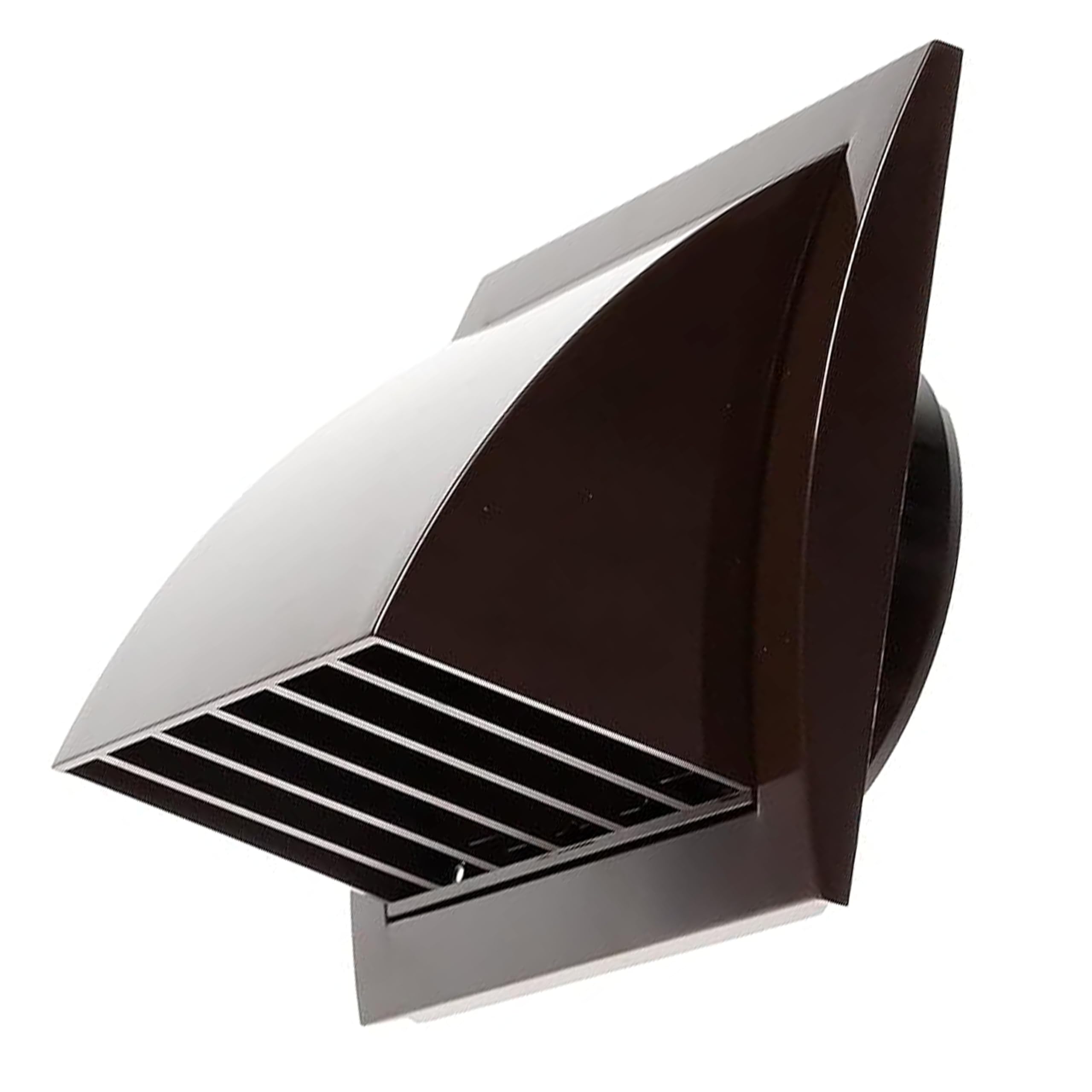 Grille d'aération marron de 10 cm Vent Systems avec clapet anti-retour