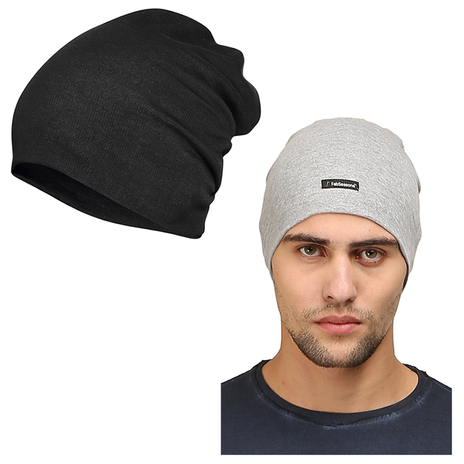 FabSeasons Combo Pack of 2, Skull Cap and Beanie Cap of Cotton (B074G1TJ1H) Amazon Price History, Amazon Price Tracker