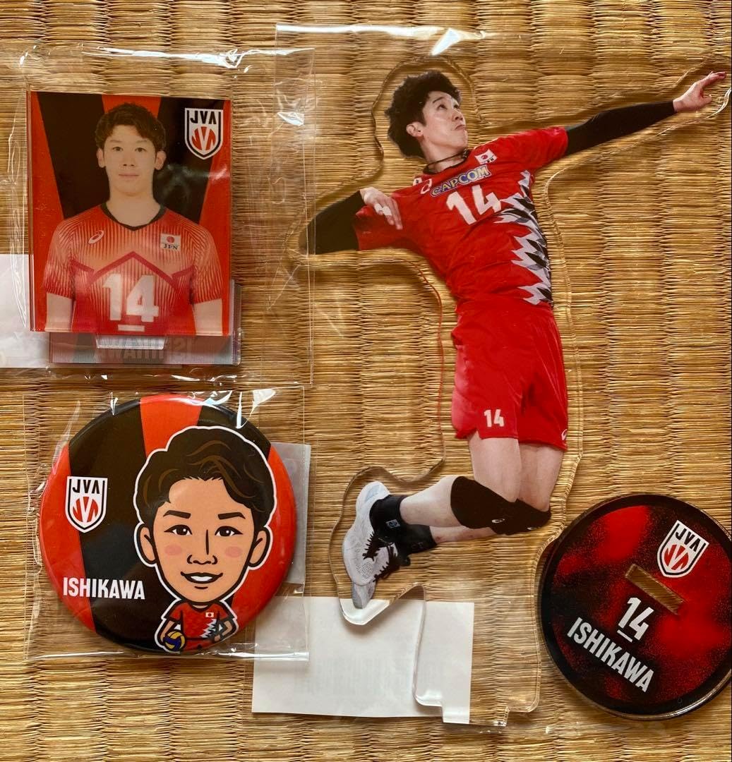 バレーボール男子日本代表2024 石川祐希選手 サッカー日本代表