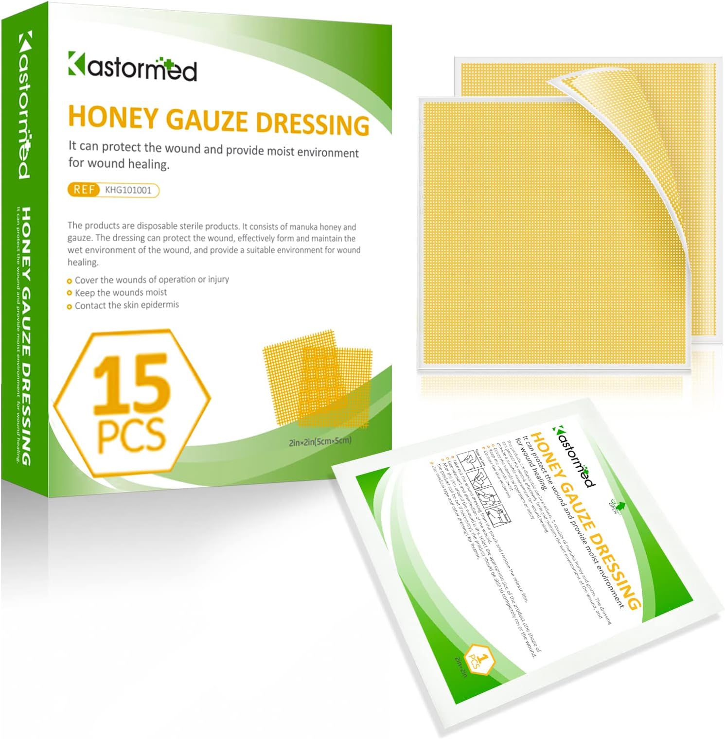 LMesitran Tulle Dressing with 40 Medical Grade Honey