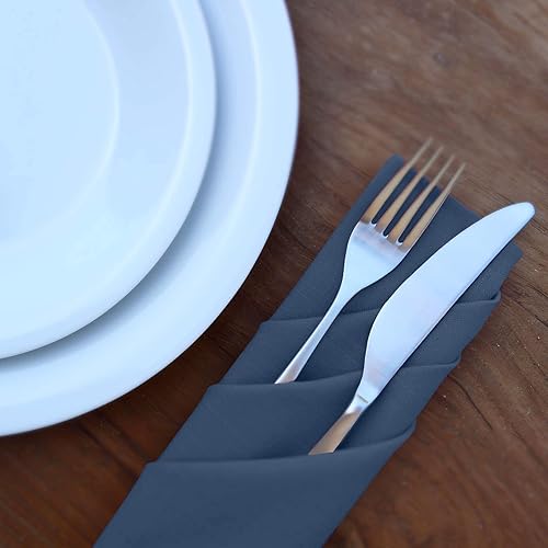 Vista 65 de Ruvanti Servilletas de algodón 12 unidades, servilletas de tela suaves y cómodas, servilletas de lino de calidad hotelera de lujo – Servilletas