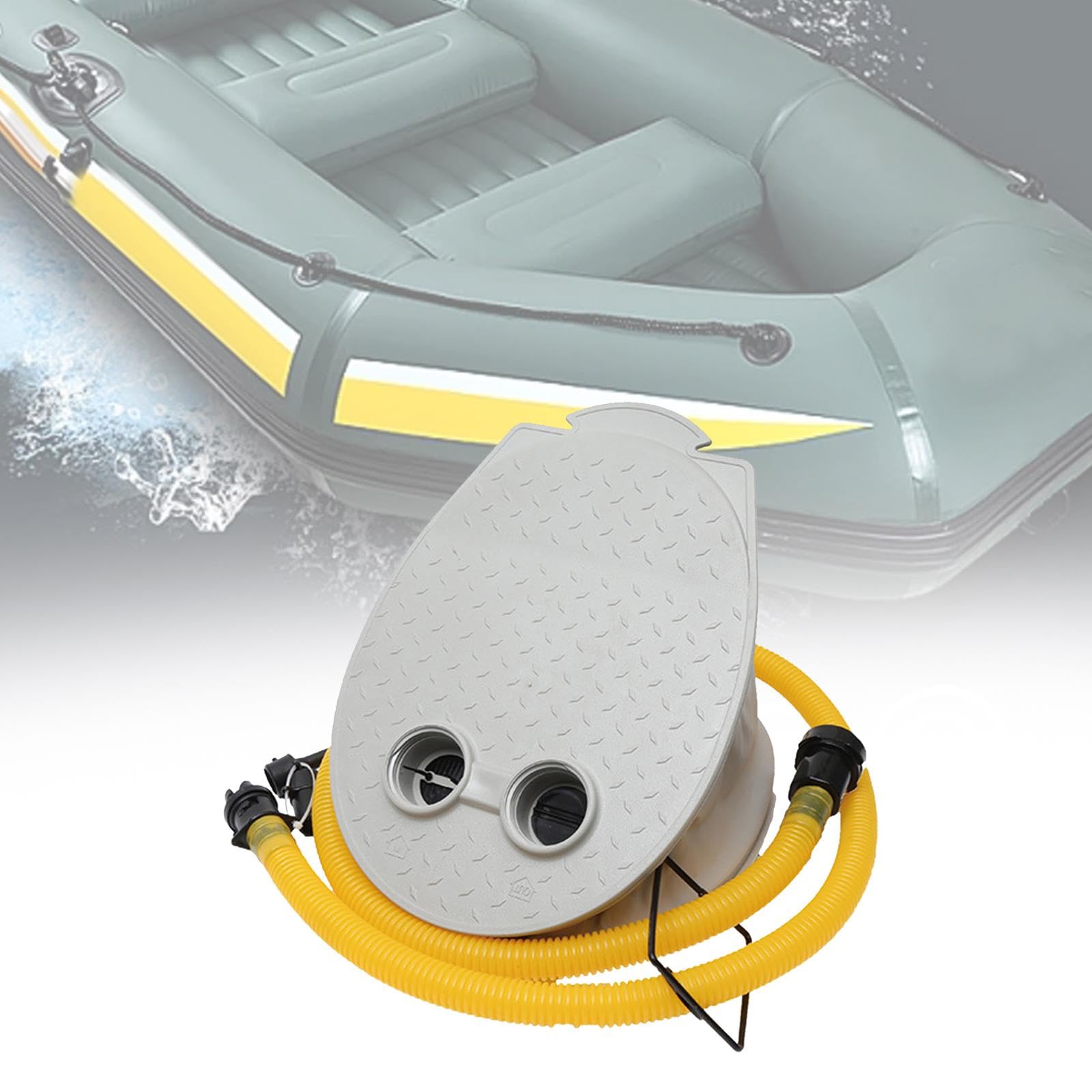 Qianly Balgfuß Luftpumpe, Mehrzweck Schlauchbootpumpe mit