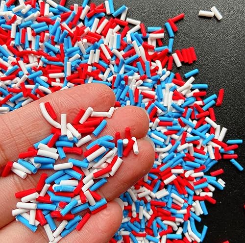 Miniatura 64 de EHOPE Gránulos falsos de polímero de 3.53 oz, chispas de resina sintética, gránulos de arcilla para resina, chispas de caramelo falso para arte