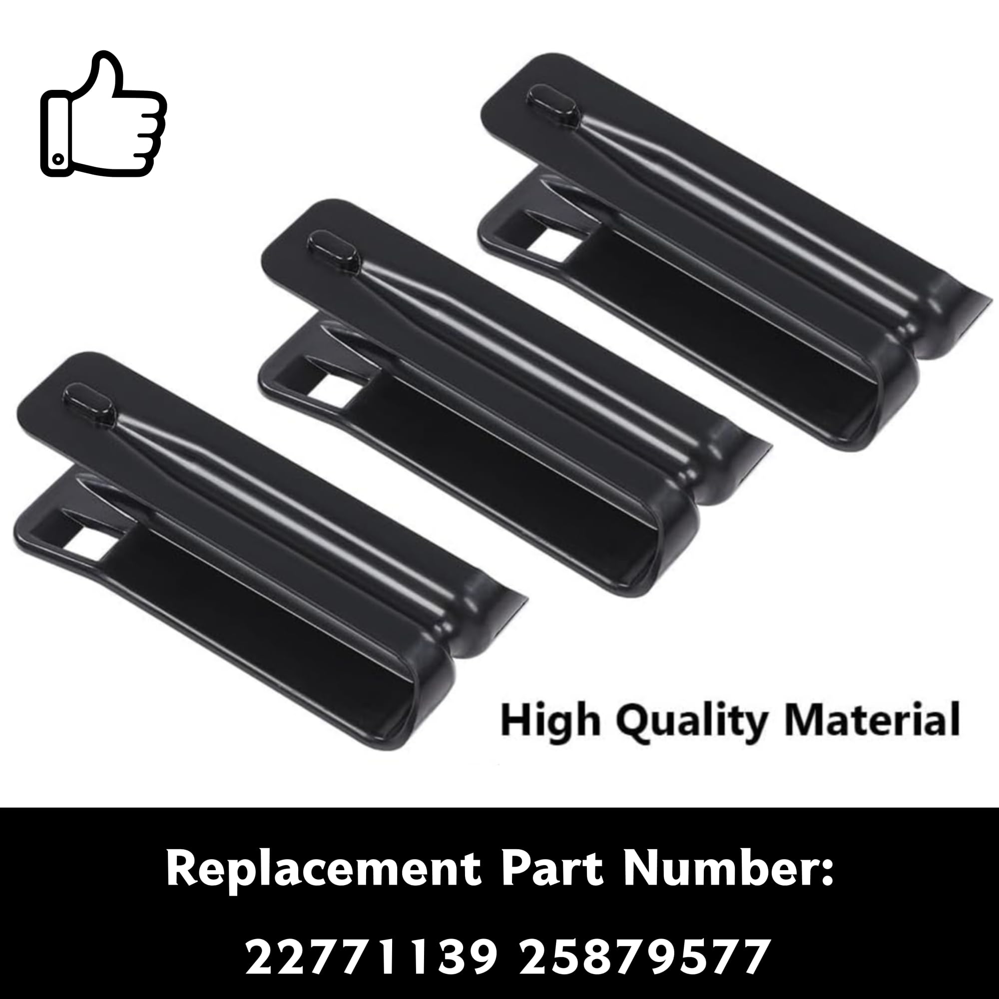 Amazon.com: 22771139 3pcs Rear Seat Bumper Cushion Brackets Anti 