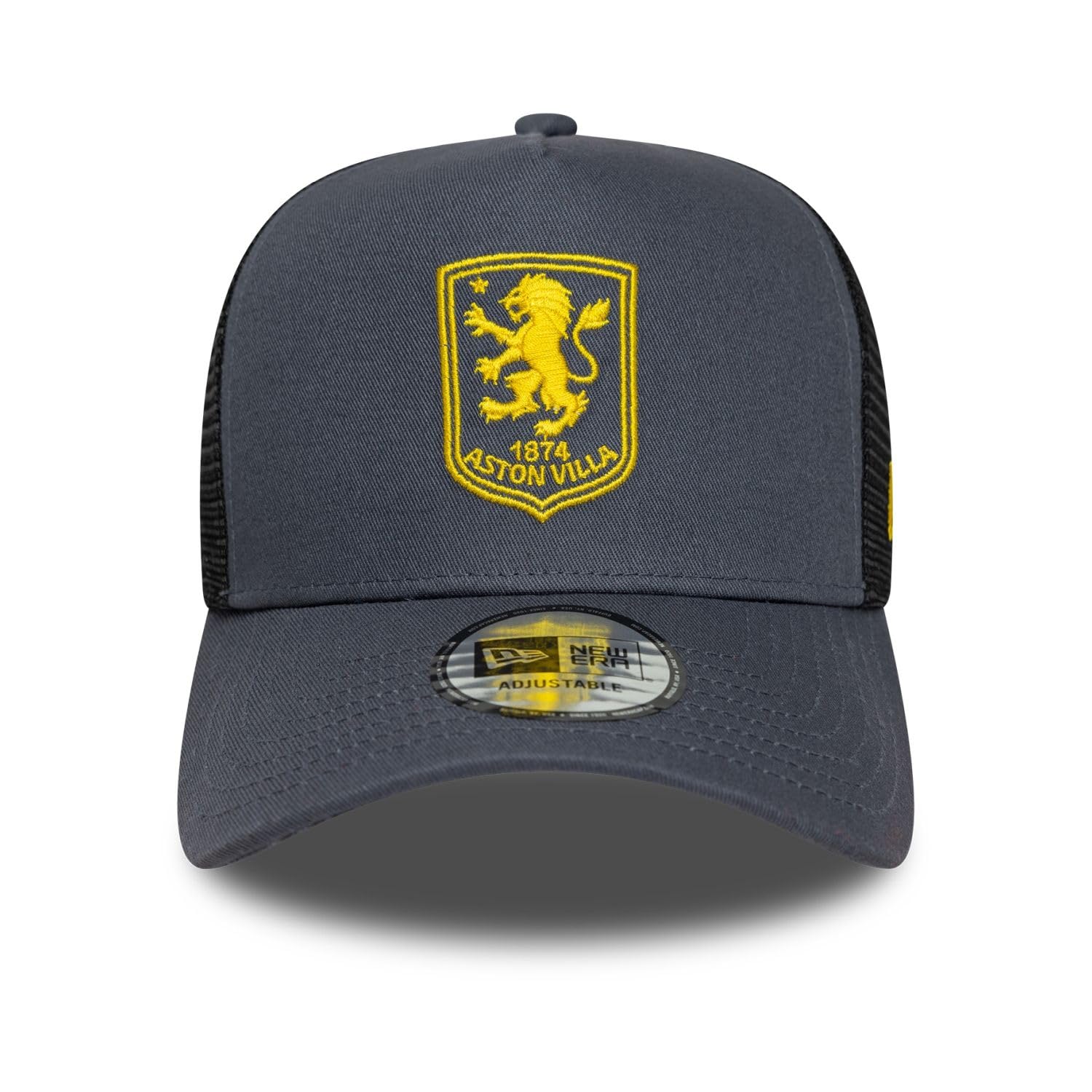 New Era Cappello da baseball 9Forty Trucker Aston Villa Football Club E Frame per adulti, grigio