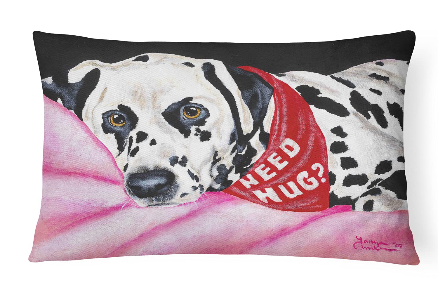dalmatian throw pillow