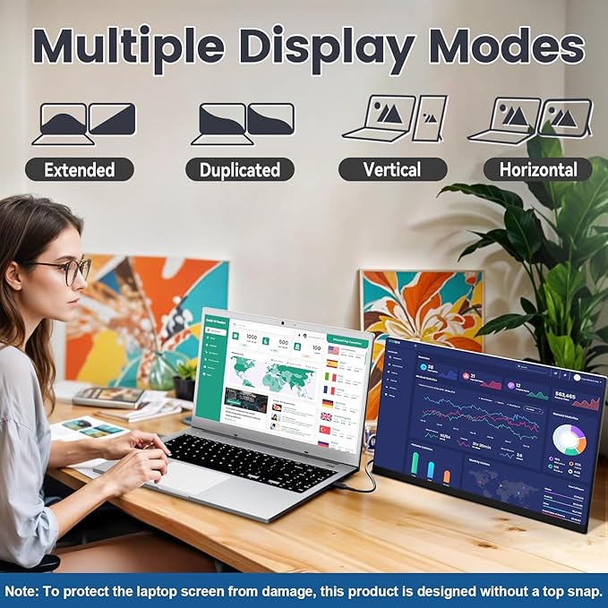 Monitor Extensor 15.6 FHD IPS miniatura 3