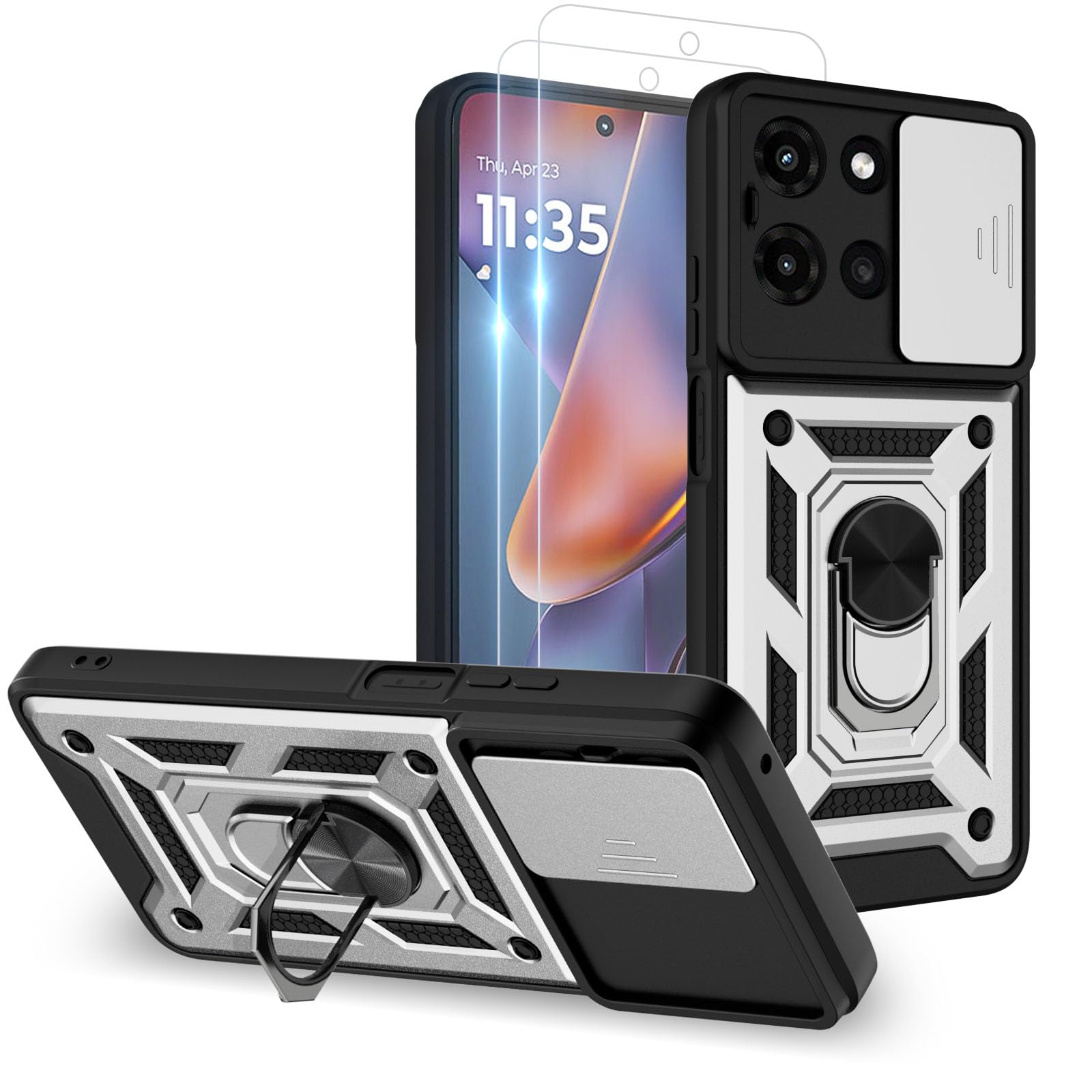 Custodia Per Motorola Moto G 2025, Con Copertura Per Fotocamera - Foto 4