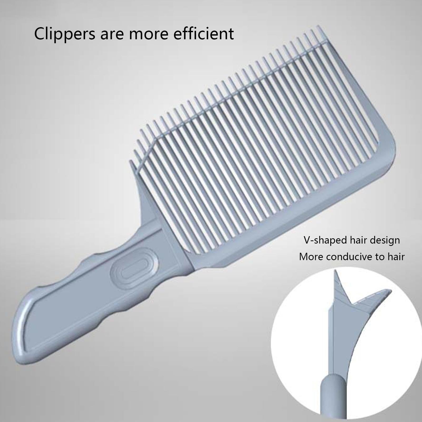 Hair Cutting Positioning Comb Professional Barber Combs Clipper Blending Flat Top Hair Comb Fade Comb for Salon Styling Tools