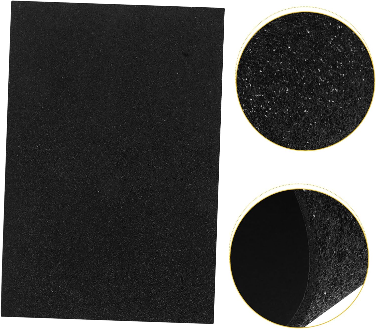 NUOBESTY 2sets Non Adhesive DIY Sponge Sheets Decorative Glitter for Craft Projects Home Decor and Party Decorations for Beginners and Experienced 10pcs*2