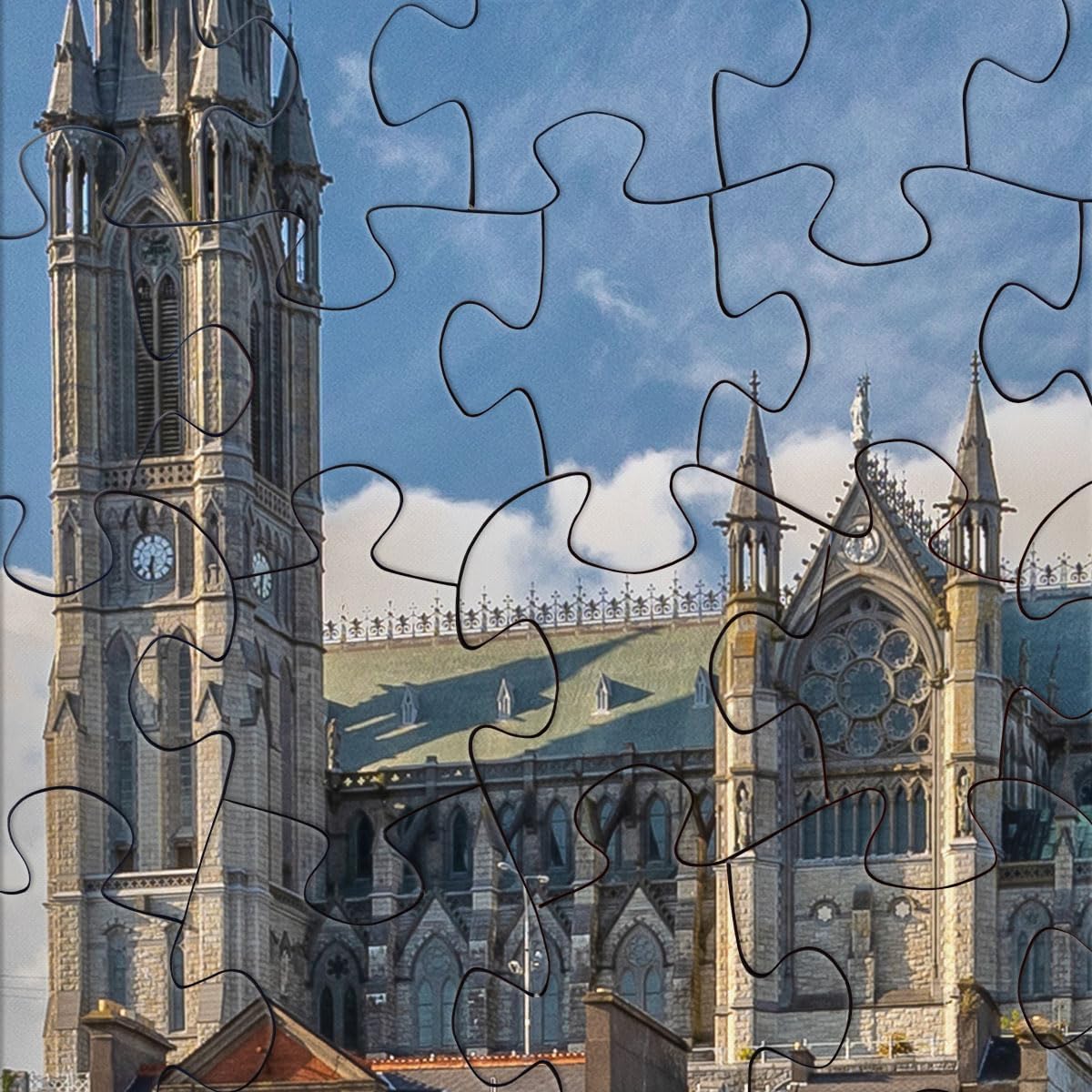 Jigsaw Puzzles for Adults 1000 Pieces Precise Interlocking 1000 Piece Puzzle Ireland Sturdy Thick Family Game Age 14+
