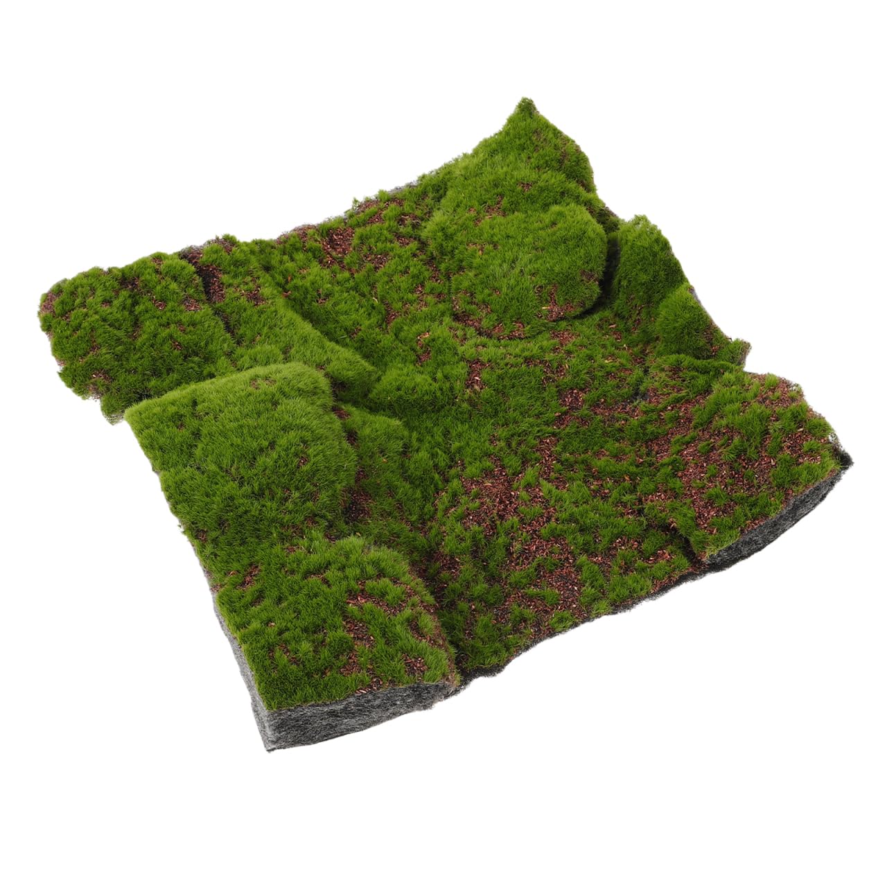 Amosfun Tappeto Erboso Artificiale in Muschio Finto 11.81X11.81X1.77In Decorazione Verde Sintetica Per Giardino Terrazzo Casa E Balcone Senza Manutenzione