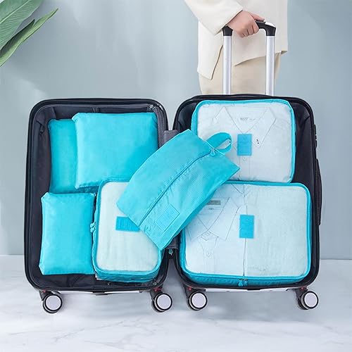 7 bolsas de almacenamiento para mudanzas, bolsas de embalaje grandes, bolsas organizadoras para viajes, decoración de Navidad, suministros de