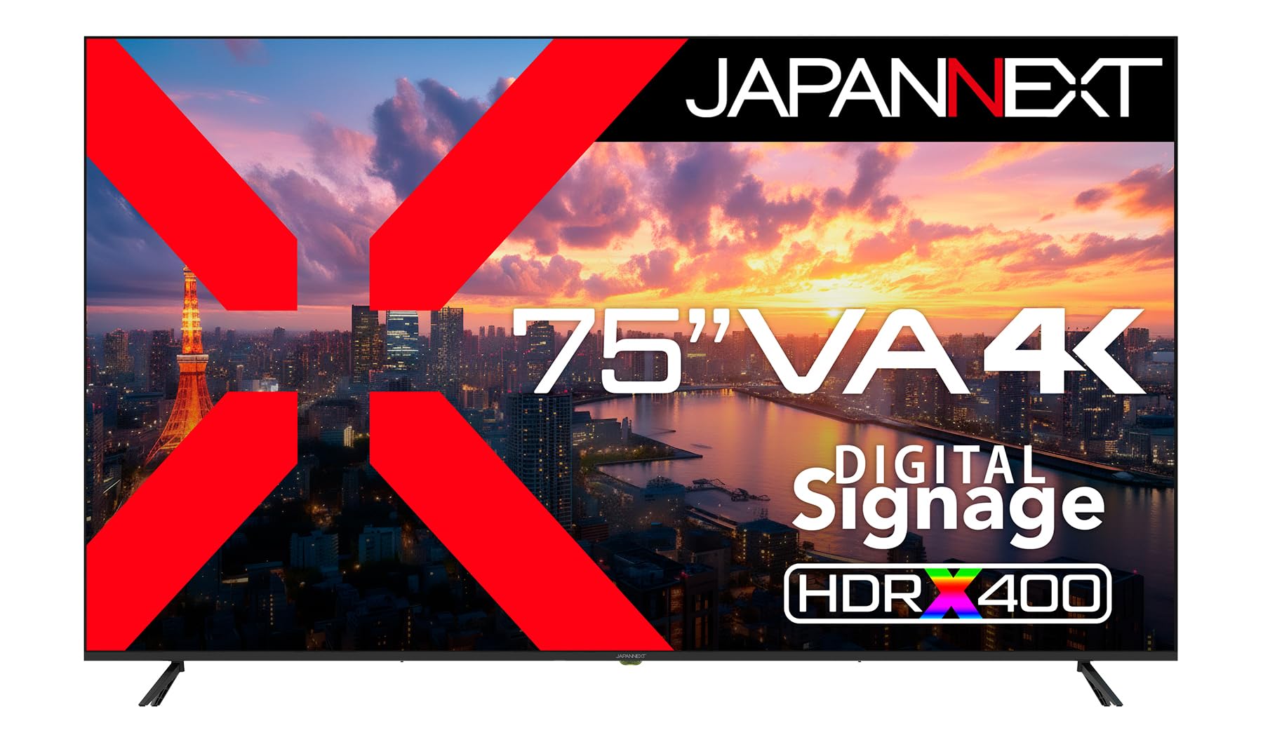 即日受渡❣️去年購入4K液晶75型モニター高画質高精細な映像78500円 JAPANNEXT 75インチ ワイド 4K液晶モニター JN-IPS7500UHDR-U 1台