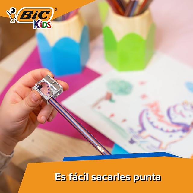 Foto 3 de 6 de BIC Kids Evolution Lápices de colores - Colores surtidos, Pack de 12