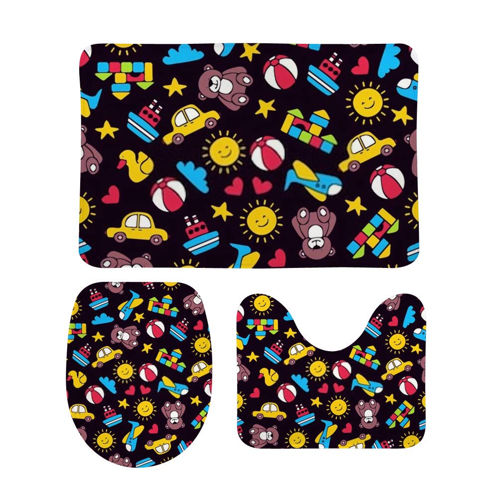 Tapis de bain pour enfants absorbant pour éviter les glissades