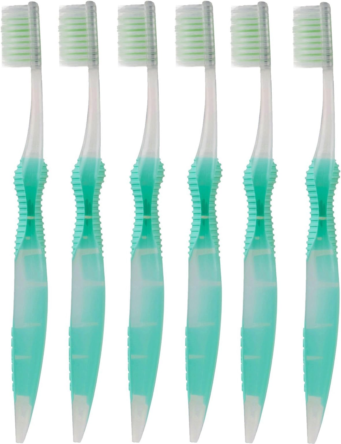 Sofresh Flossing Toothbrush - Adult Size | Your Choice of Color | (6, Teal)