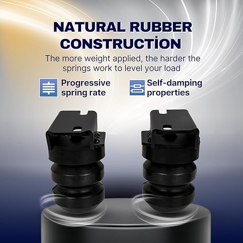 Miniatura 3 de TORQUE Sistema de mejora de la suspensión trasera que reemplaza las topes de parachoques para Dodge Ram 2500 2500 2WD 4WD 2014-2023 (reemplaza a