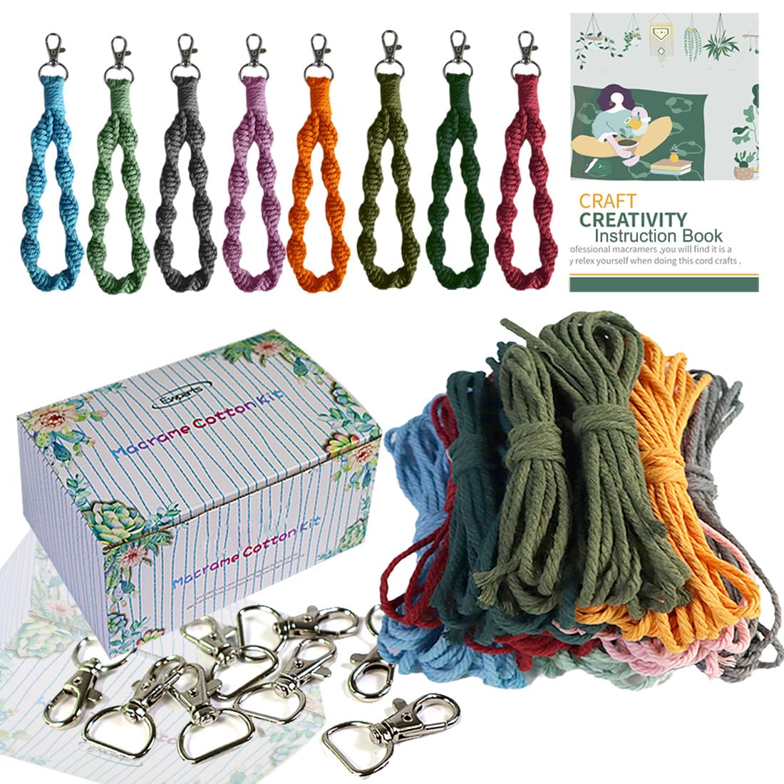 小物 deci Carabiner Macrame Keychain OVY Carabiner Macrame Keychain | DECi