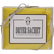 Le Blanc Summer Verbena Single Pack Dryer Sachet - Luxury Scented Fabric Sachet for Your Dryer 1 Pack