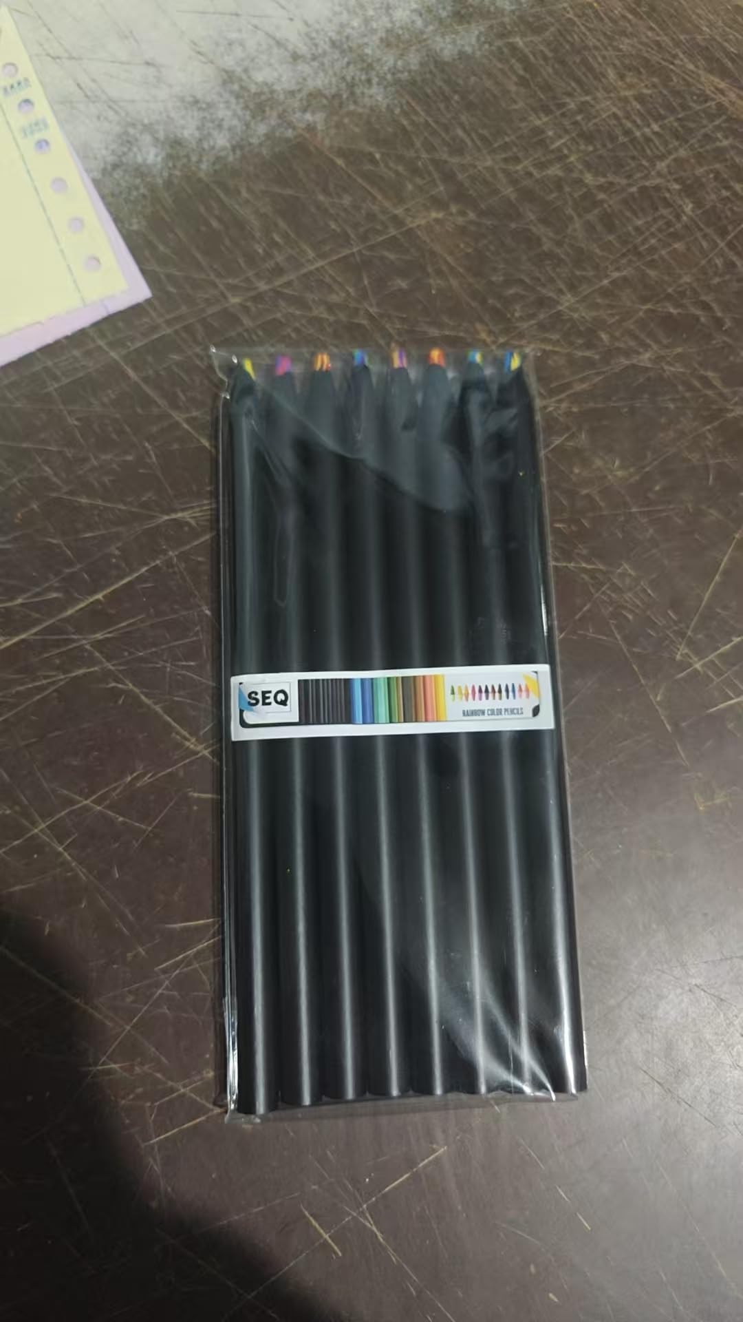 Matite Arcobaleno a 8 Colori Jumbo per Colorare e Disegnare Materiale Scolastico e Artistico