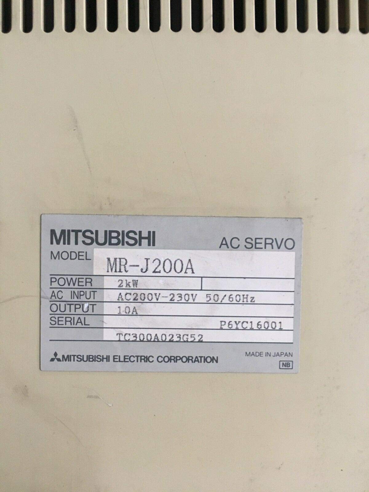 Amazon.co.jp: MR-J200A サーボ ドライブ 2KW 10AMP 200-230VAC