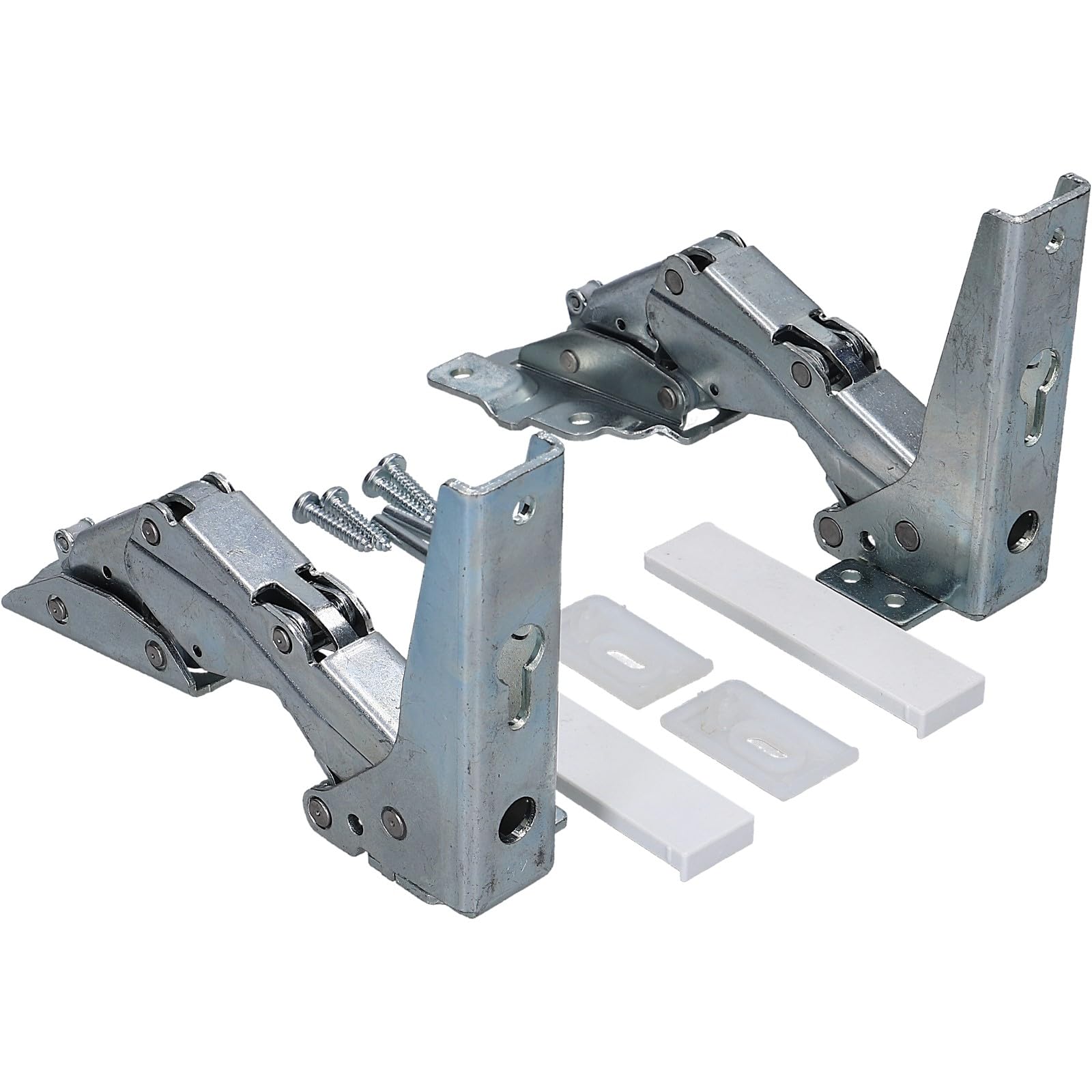 LUTH Premium Profi Parts Türscharnier Scharnier Set oben + unten kompatibel mit Bauknecht Whirlpool 481231018626 488000636779 Indesit C00636779 für Kühlschrank Gefrierschrank