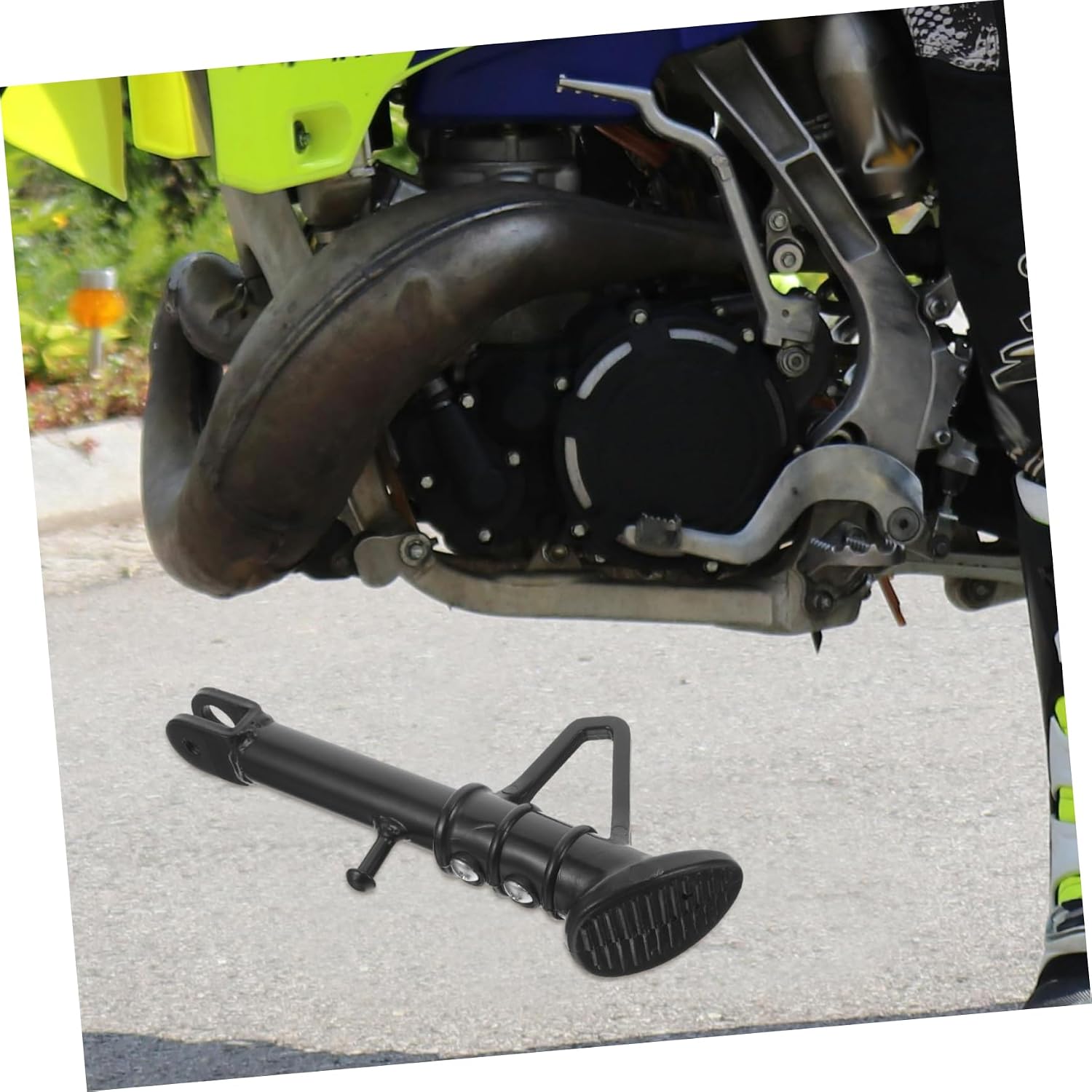 Motorcycle Kickstand Side Support Stand Durable Kickstand for Enhanced for Motorcycles and Scooters Easy Installation Strong Grip for