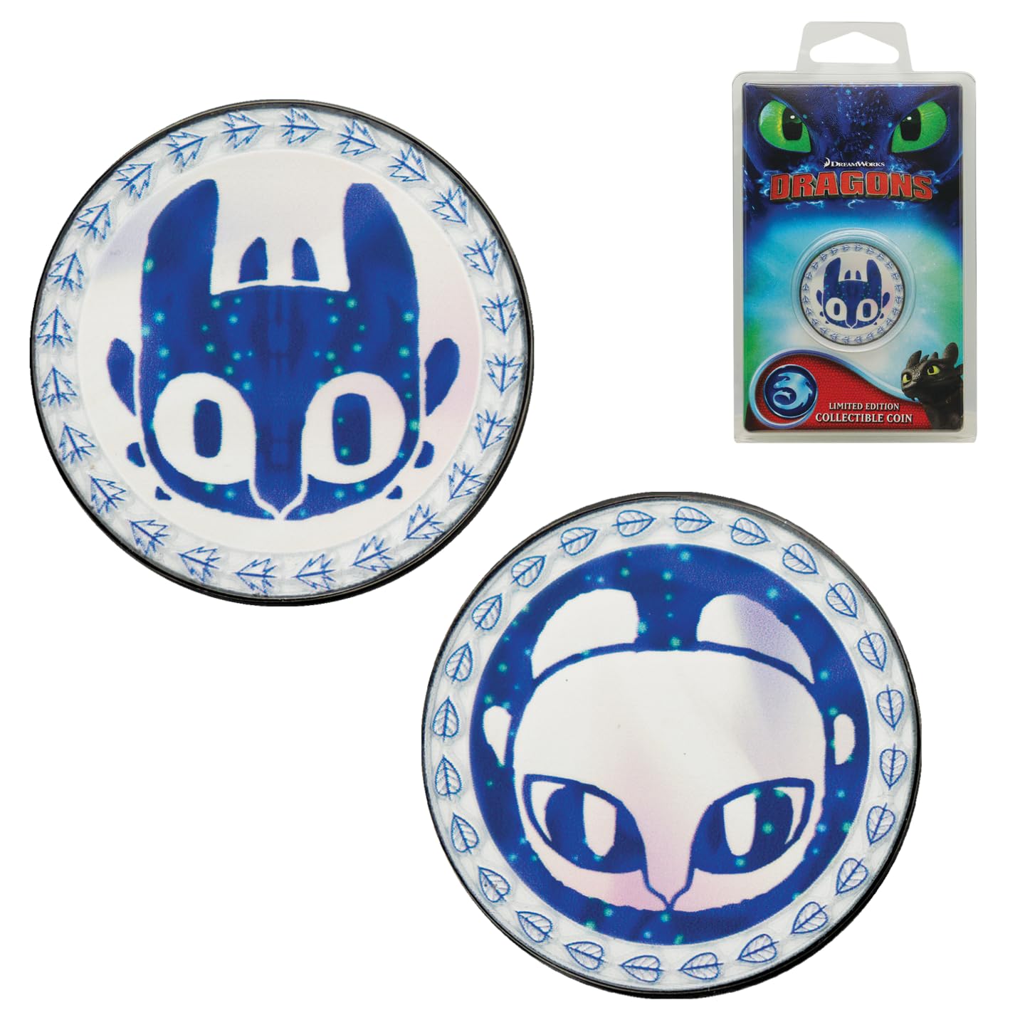 How to Train Your Dragon Limited Edition Collectible Coin, Multicolor, 38mm diameter