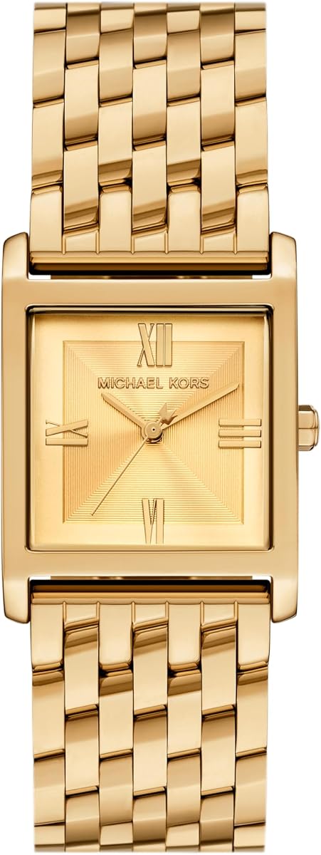 Women's Georgie Three-Hand Gold-Tone Stainless Steel Watch (Model: MK4934)
