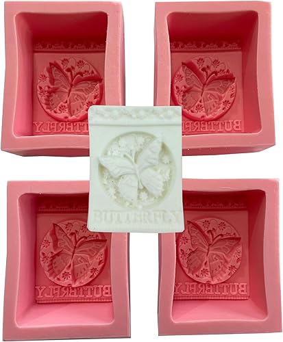 Miniatura 8 de LVDGE Paquete de 2 moldes de jabón de silicona con patrón de árbol y natural para el cuidado de la piel natural productos para el cuidado de la piel