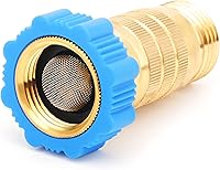 CircleCord RV Hi-Flow Water Pressure Regulator 50-55 PSI Lead-Free Brass 3/4" Threads for Campers Trailers RVs