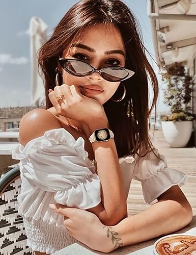 Miniatura 6 de Minyee - Correa trenzada compatible con Apple Watch de 41 mm, 40 mm, 38 mm, 42 mm, 44 mm, 45 mm, 46 mm, 49 mm, para mujeres, correa Solo Loop