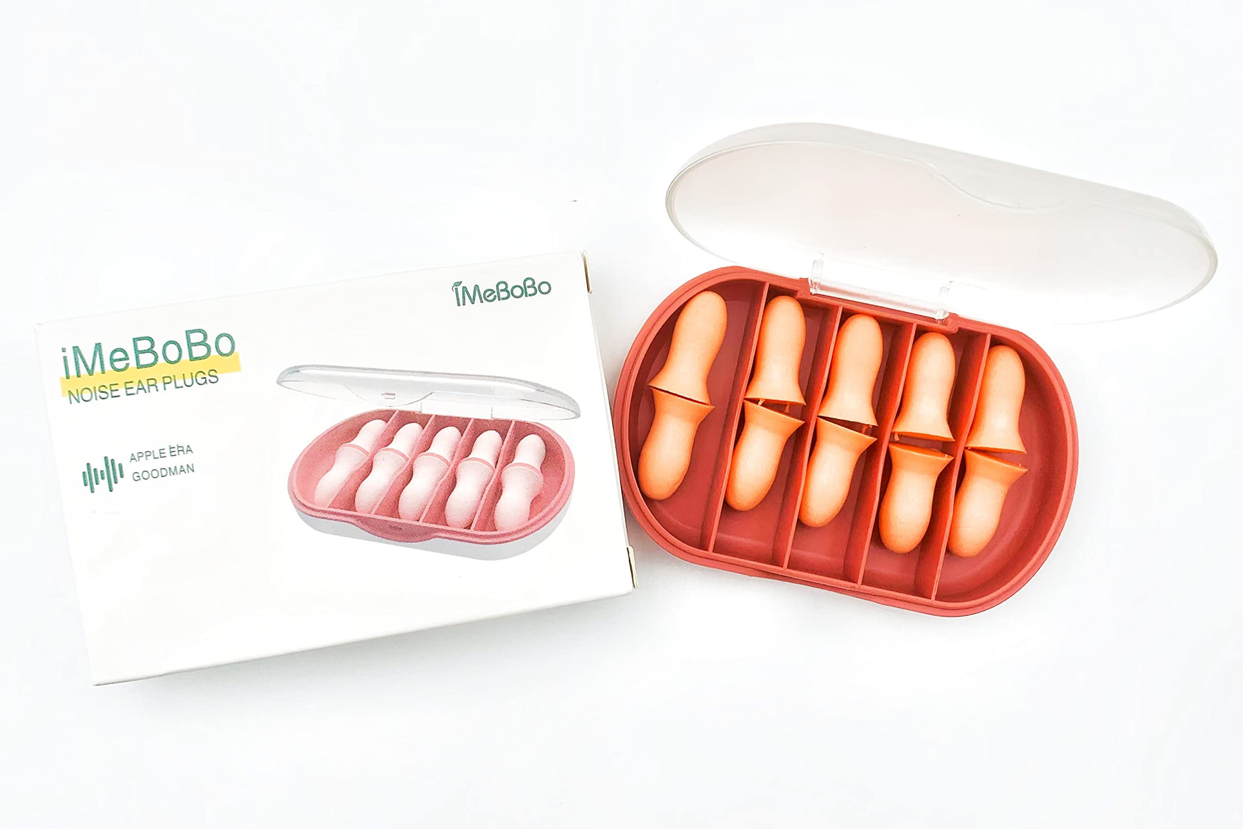 Slow Rebound Earplugs - 6-Pair Professional Noise Cancelling High-Fidelity Hearing Protection Earplugs for Concerts and Music Professionals (Pink)