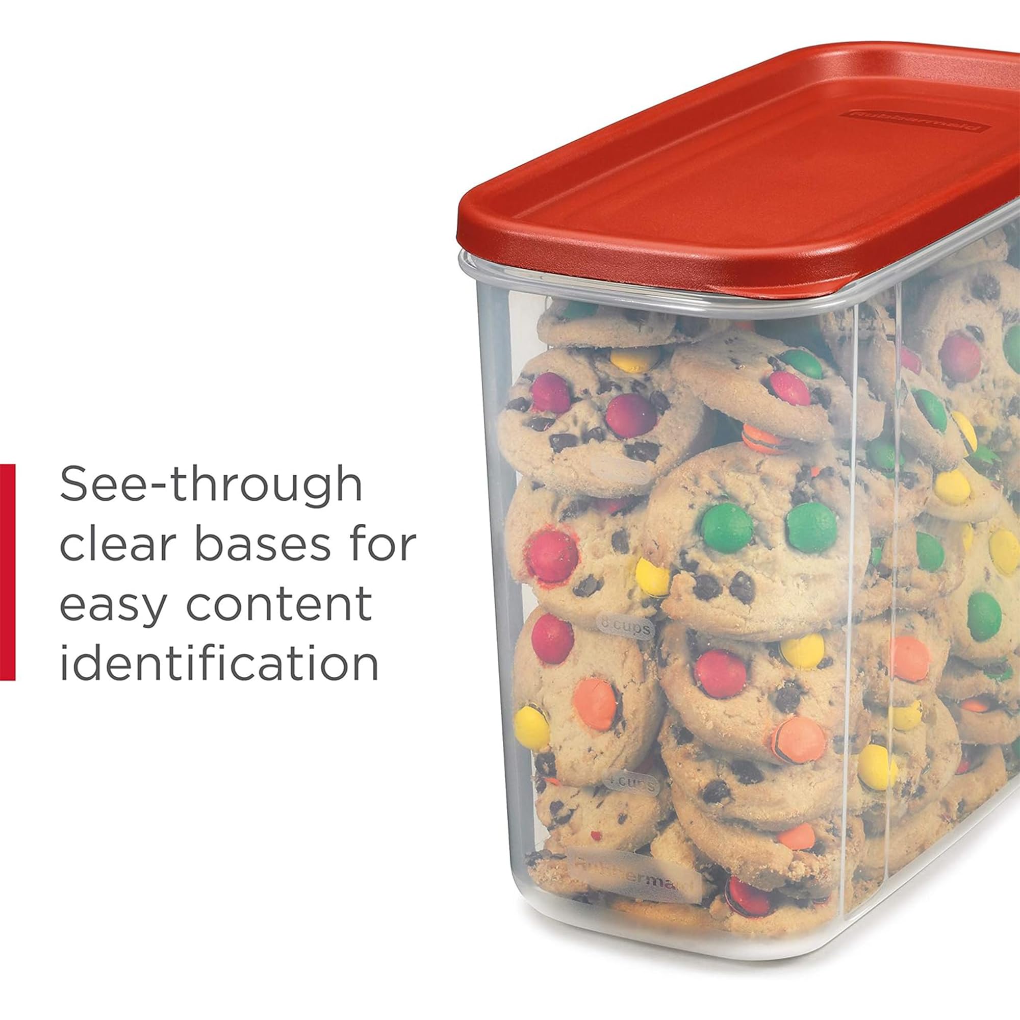 Amazon | Rubbermaid 2108400 プレミアムモジュラーフード蓋 シリアル