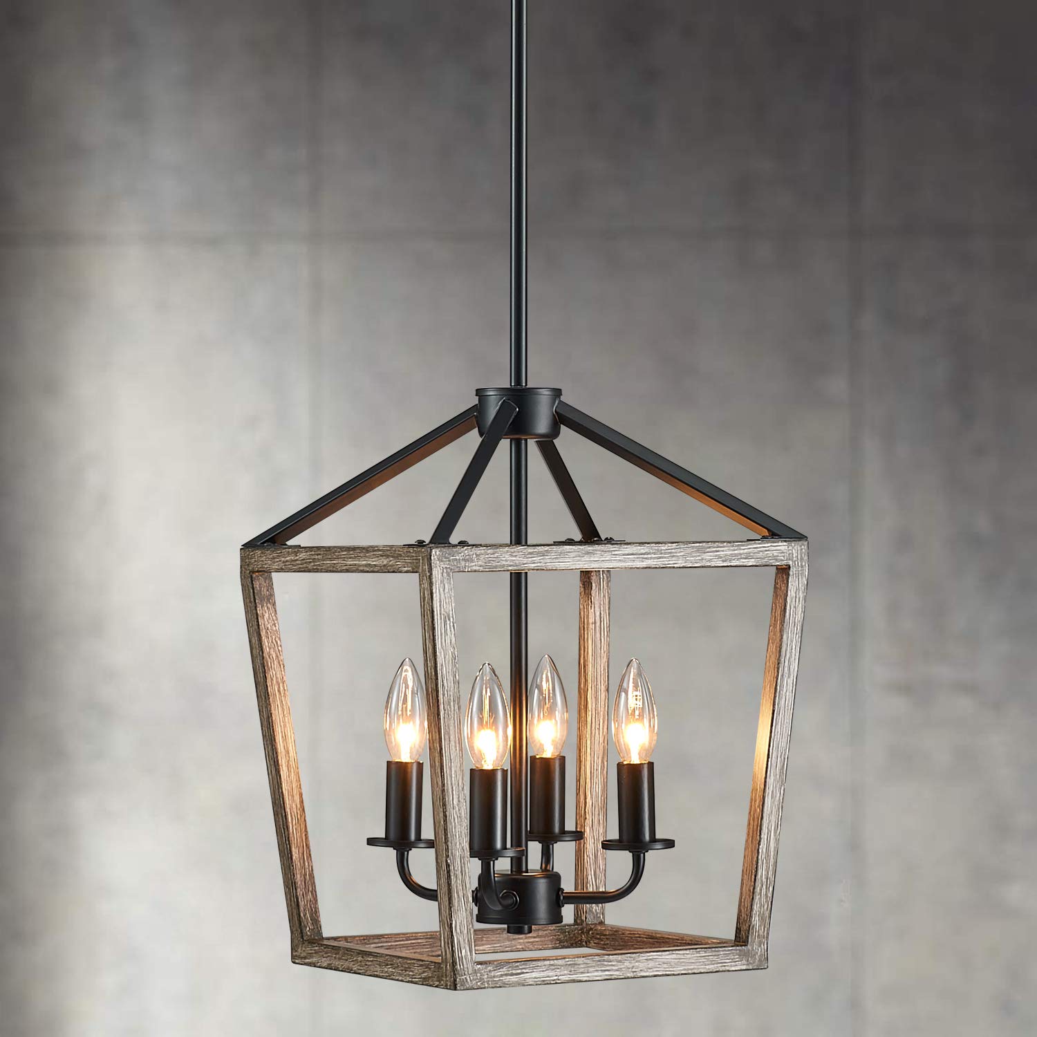 Buy 4Light Farmhouse Chandelier in Antique Bronze Oaky Painted,Metal