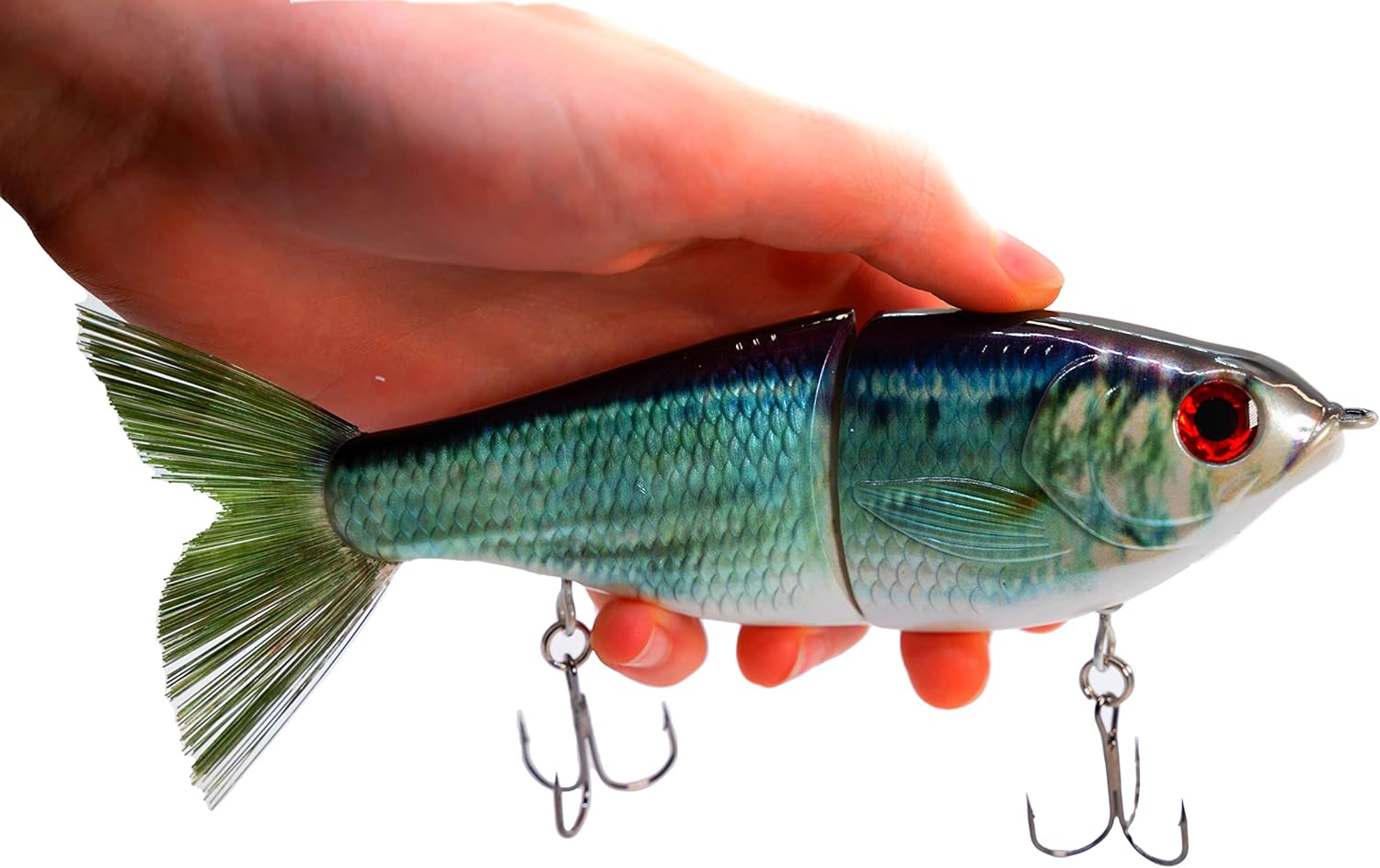 7" Pedigree Glider Glide Bait Swimbait Musky Striper Bass Fishing Lure Big Multi