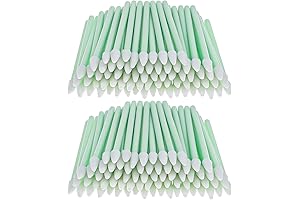 Simarro 200 Pcs Foam Swab Cleaning Swab Foam Tips for Camera Lens and More