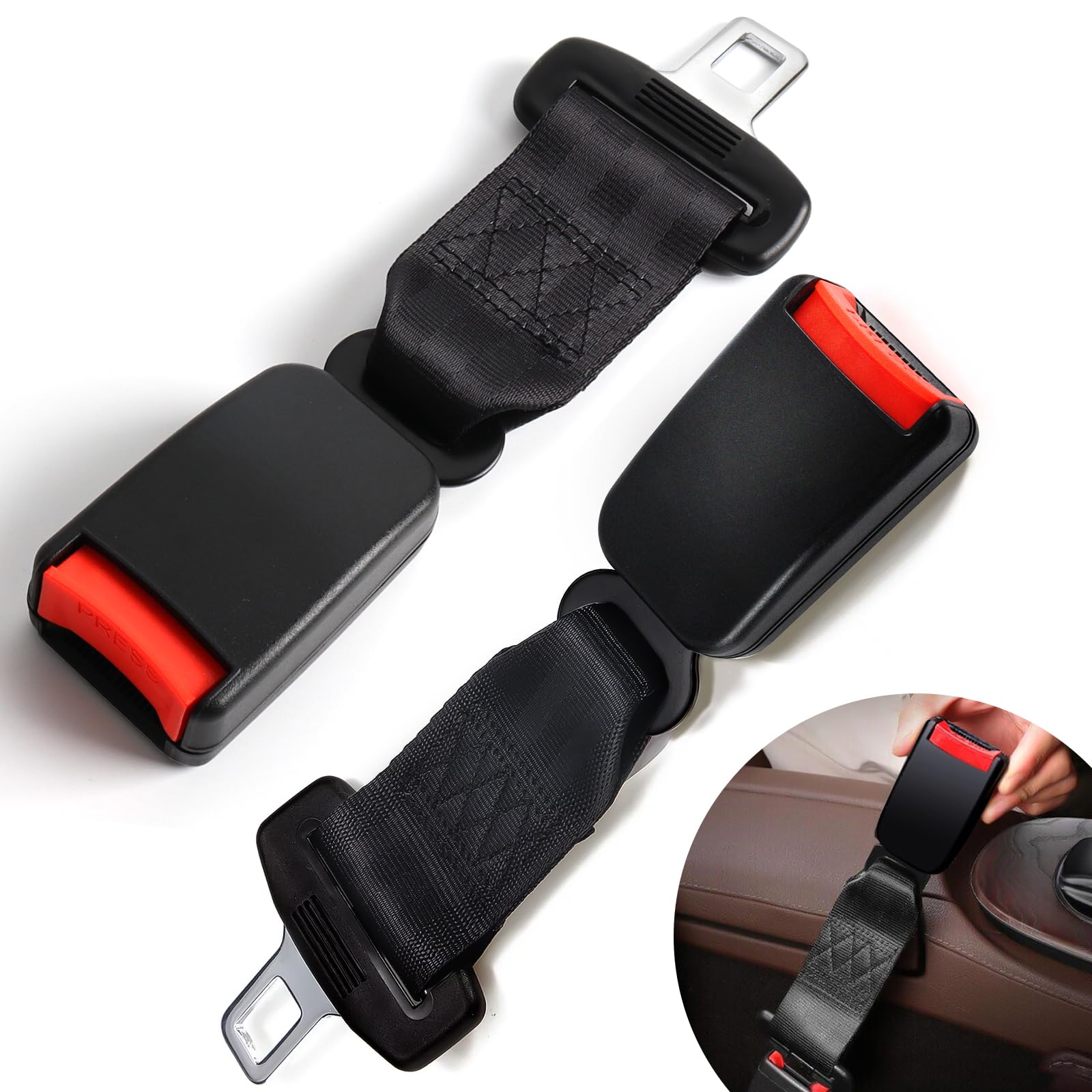 2 pezzi accessori per il veicolo 9,57 IN/24,3 cm, accessori per auto universali, accessori per auto parti auto, adatto per la maggior parte delle automobili