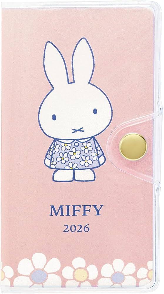 Amazon.co.jp: クツワ 手帳 ミッフィー 家族手帳 2026年 プチ