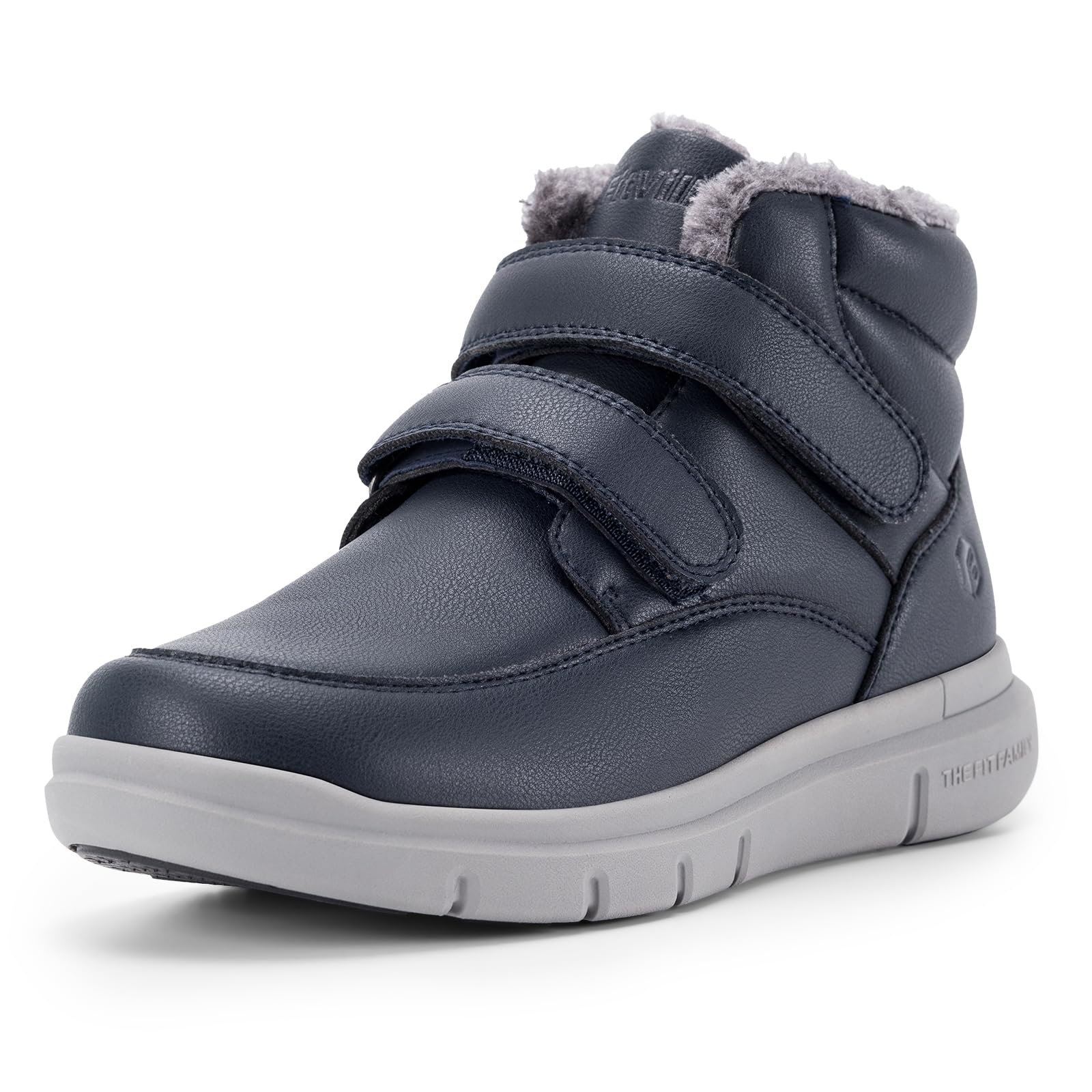 FitVille Winterschuhe Herren Extra Weit Winterstiefel Wasserdicht Schneestiefel Kurzschaft Stiefel Breit Rutschfeste Schuhe