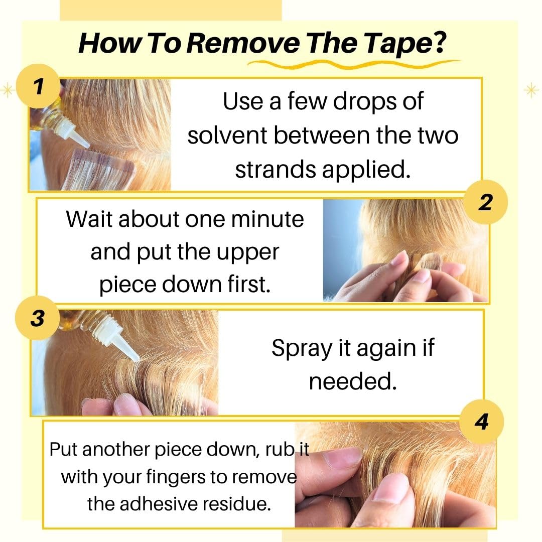Honey Blonde Tape in Hair Extensions Human Hair Invisible Seamless Human Hair Tape in Extensions Color 27 Silky Remy Human Hair 16Inch 20Pcs for Women