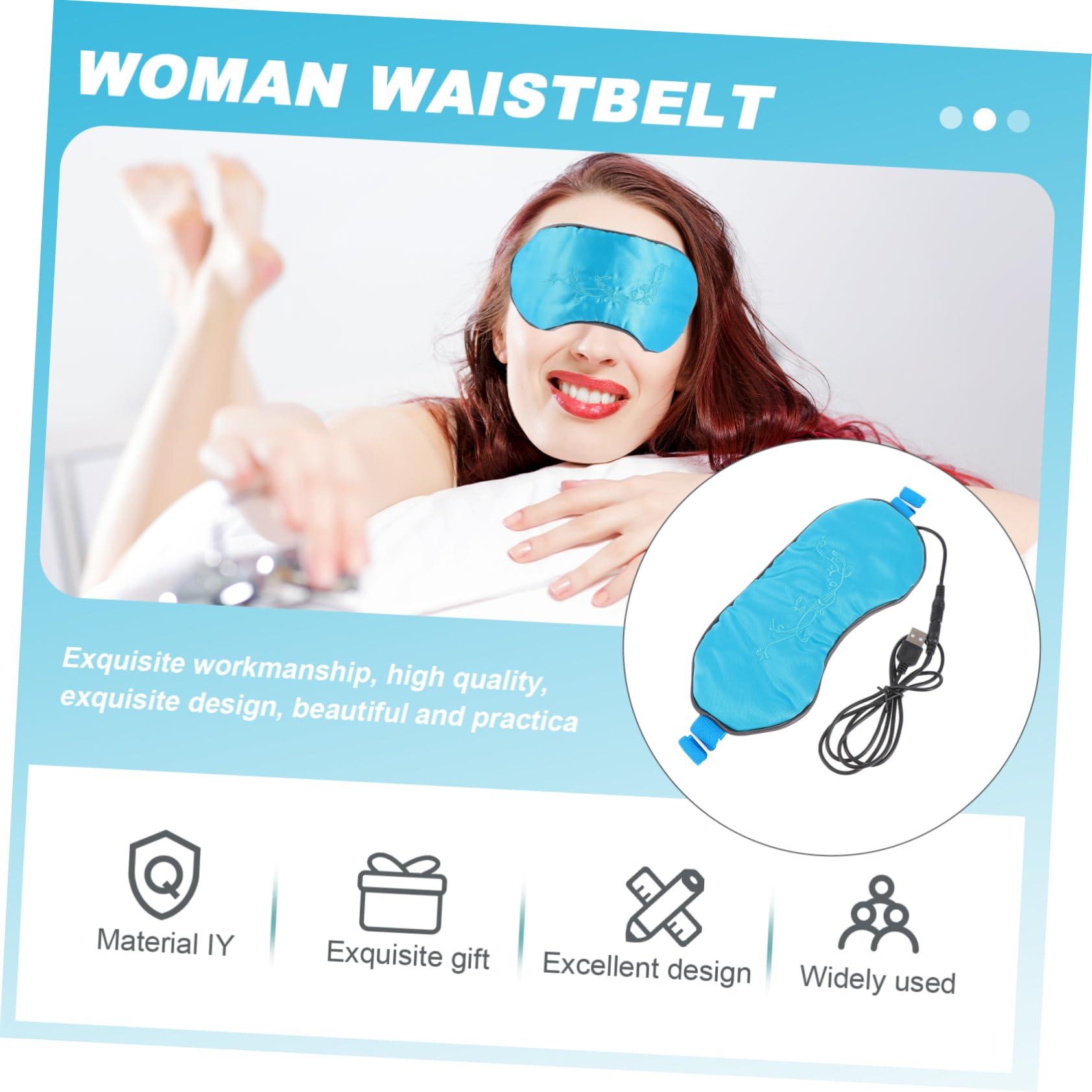 Healeved 3stücke Usb Steaming Schlafmaske Beruhigende Augenmaske Für Lichtblockierend Atmungsaktiv Für Übermüdeten Und Perfekter Sitz Für Erholsamen Schlaf