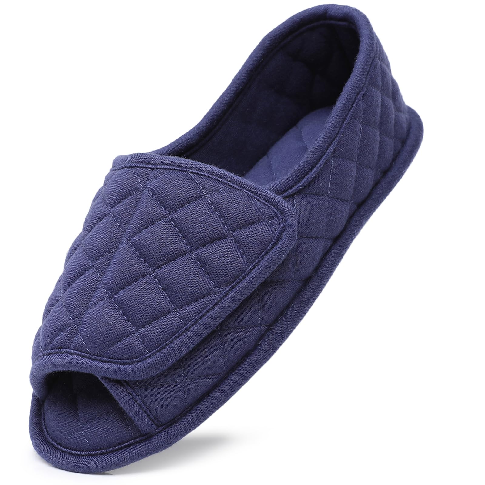 Git-up Zapatillas de casa de Espuma Viscoelástica para Mujer, Pantuflas Mujer con Ajustables Gancho y Bucle, Zapatos de Interior con Suela Antideslizante