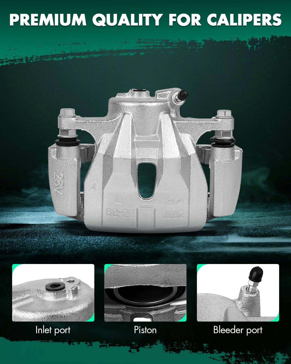 SCITOO 19B3434 Brake Piston Caliper Fit For Pontiac Vibe 2009-2010 For Scion xD 2008-2014 For Toyota Corolla 2009-2018 For Toyota Matrix 2009-2014