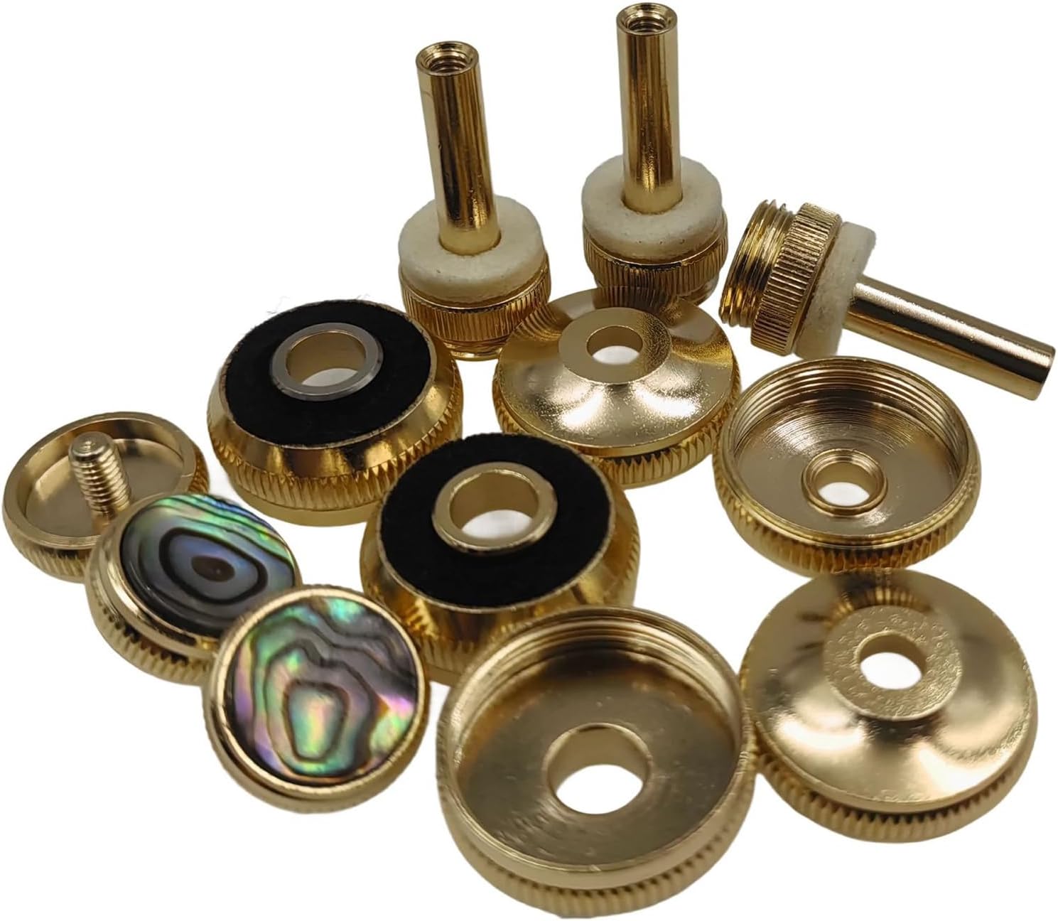 トランペットピストンカバー コネクティングロッド ボタンバルブ 修理ロッド コルネット部品 トランペット修復ツール 耐久バルブ 修理