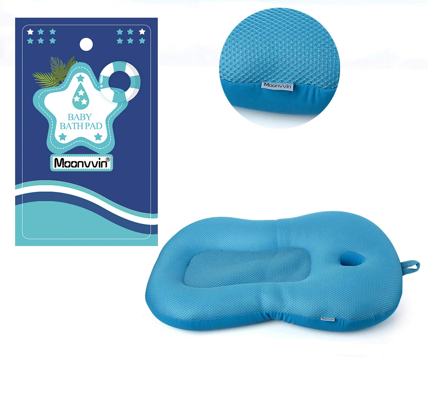 Baby-Badekissen, schwimmendes Design, für Neugeborene.