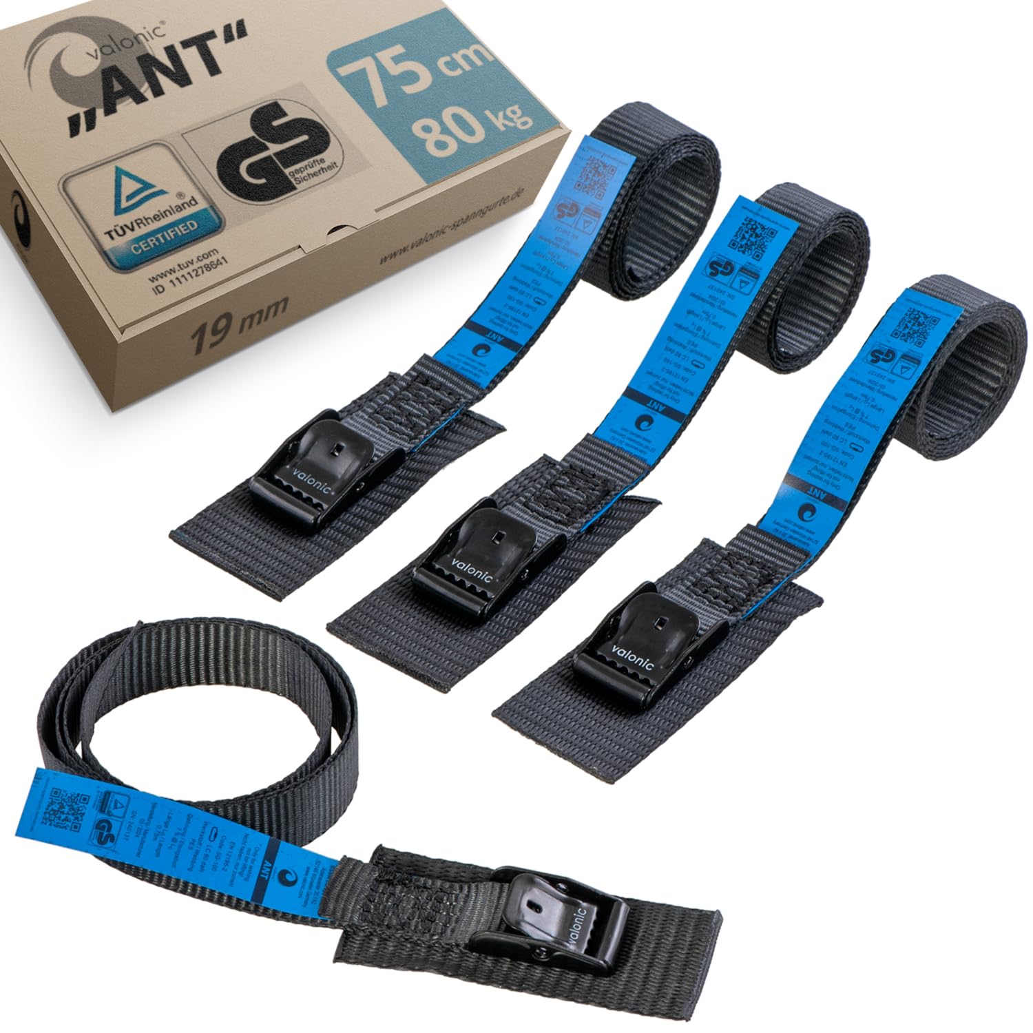 Strap Rack Bike Roof Rack Valonic Dolphin Short Tie-Down Straps - 2 Pack, 1 Meter ...